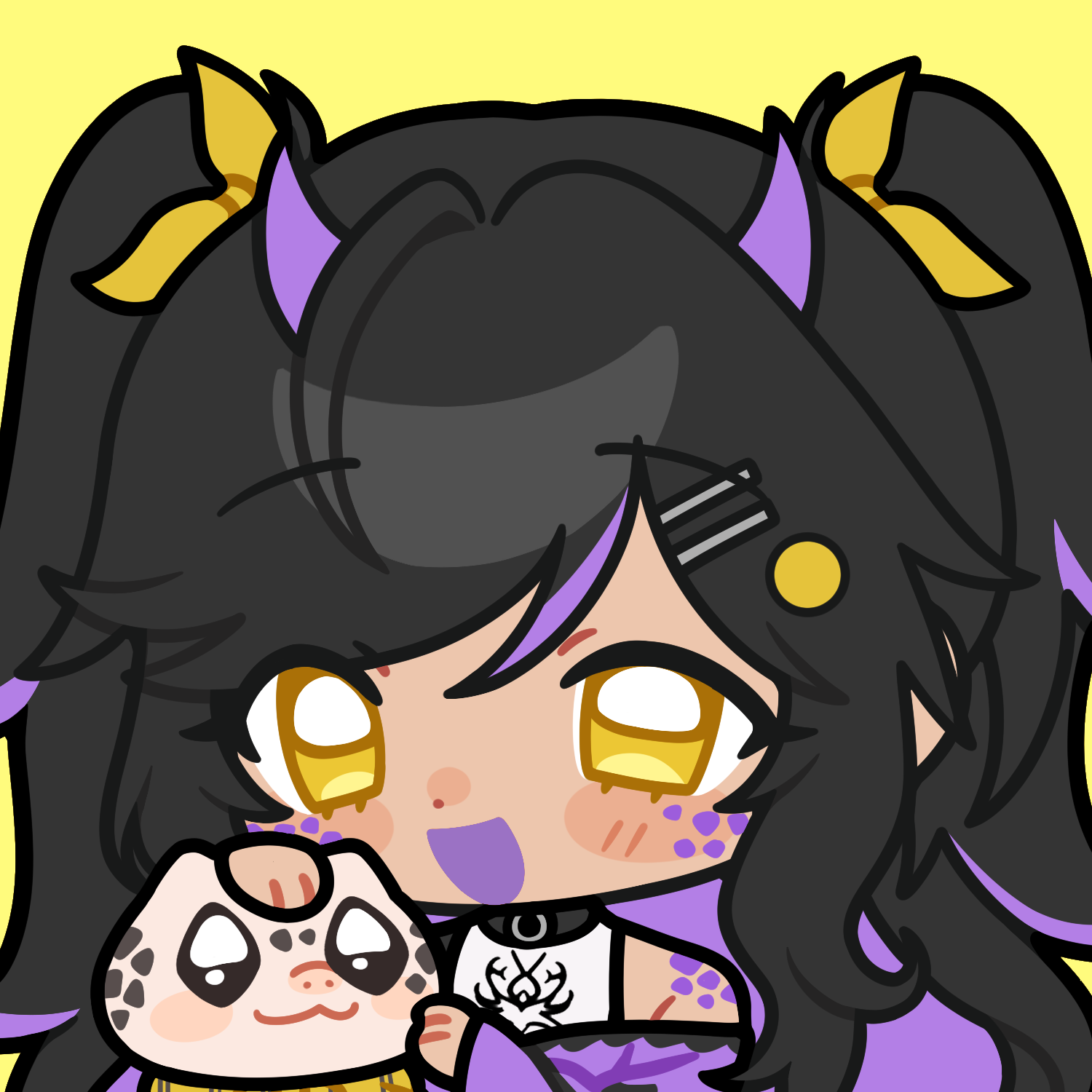 chrchie & Gooby chibi art